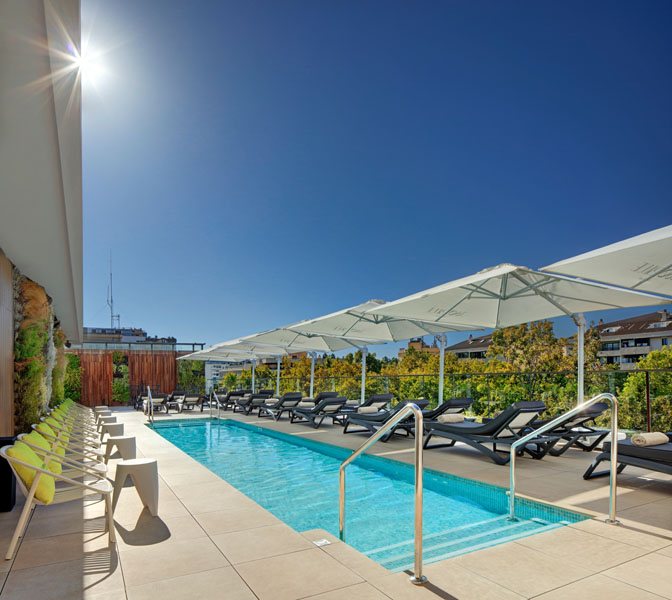 Piscina del Óbal Hotel en Marbella